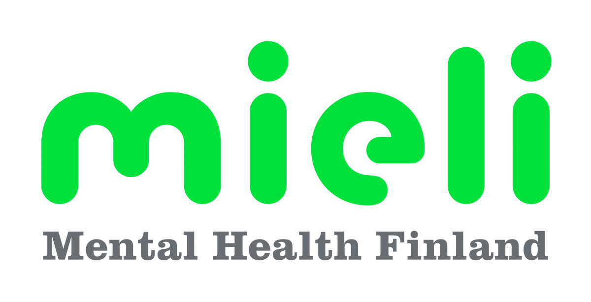 Mieli logo englanniksi mental health finland green rgb large