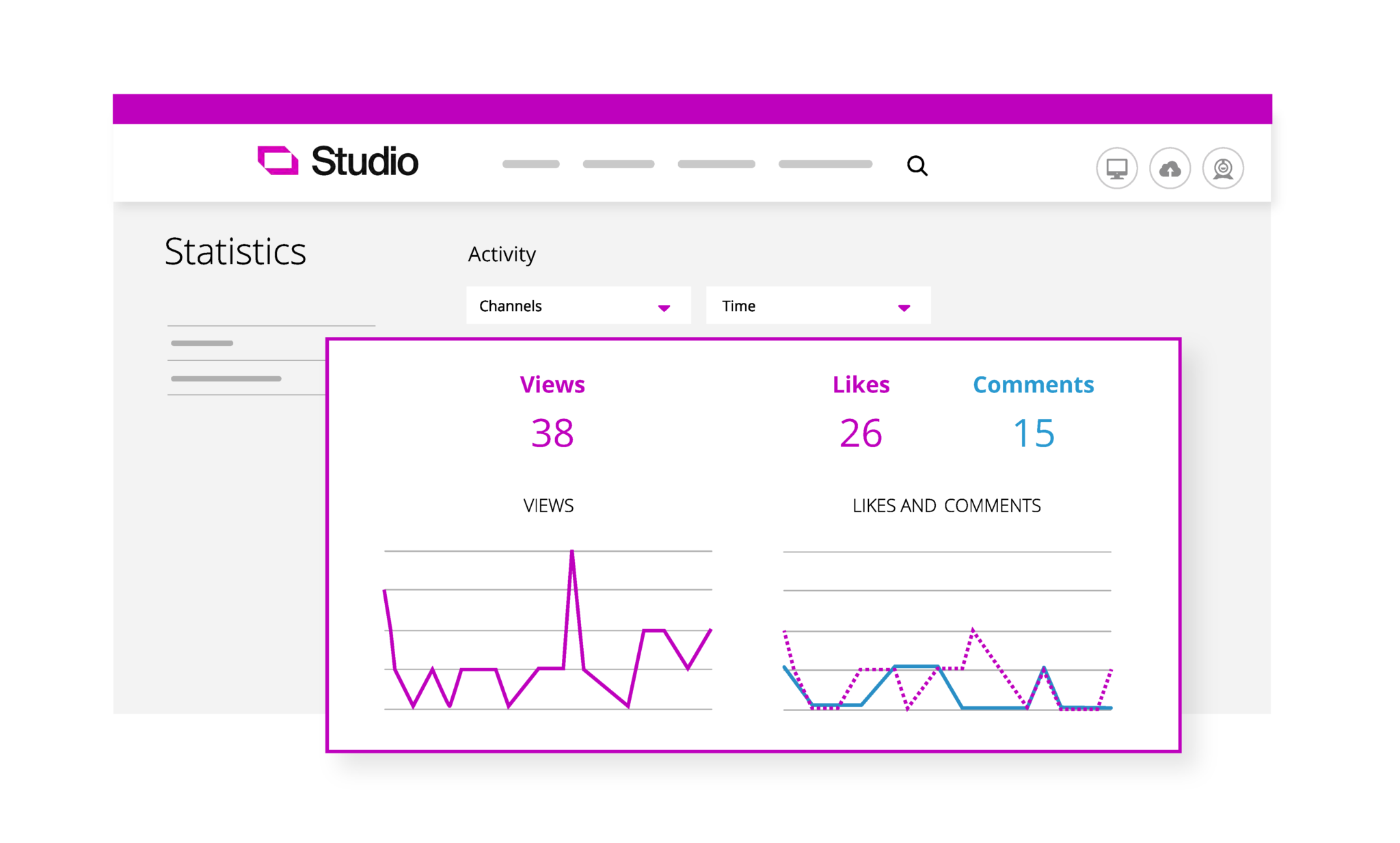 Viewer stats